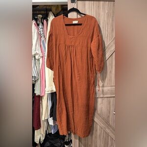 Size L/XL Harly Jae's Paysanne Heritage Dress cinnamon